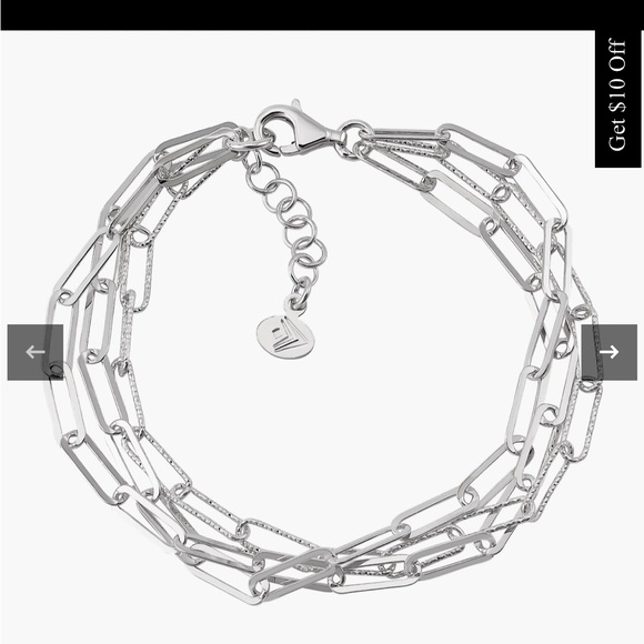 Silpada Graffetta Bracelet Silver Chain Bracelet - Picture 2 of 7